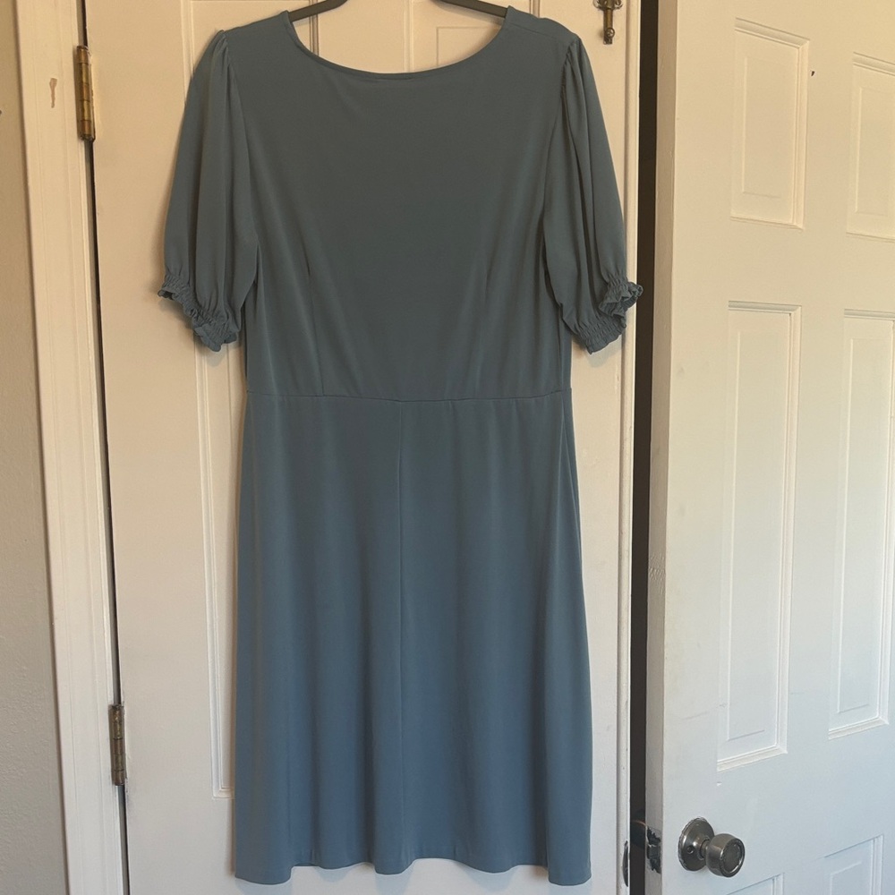 Ann Taylor Teal Midi Dress - Picture 5 of 5